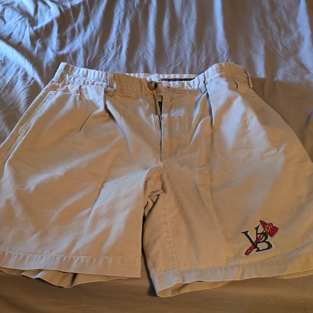 Polo by Ralph Lauren Tan Flat Front Shorts
